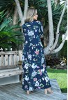 MADISON DRESS - ink bloom